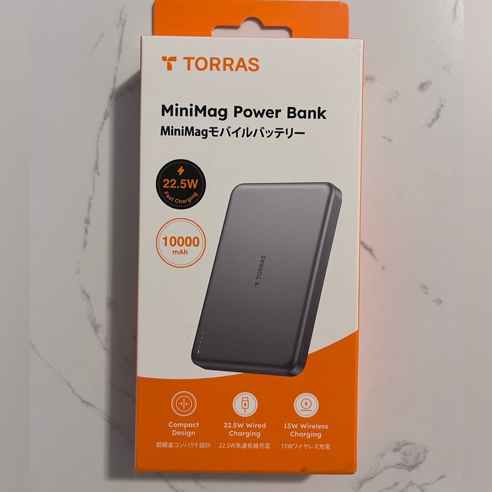 TORRAS Magnetic Power Bank Glacier Gray